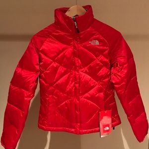 Red North Face Jacket